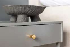 Sängbord 'Puglia' - Ljusgrå
