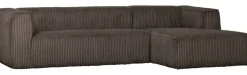 Soffa 'Bean' 4-sits - Brun/Manchester