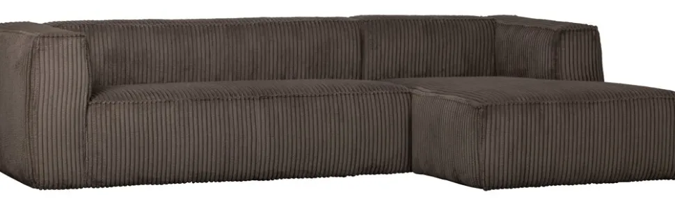 Soffa 'Bean' 4-sits - Brun/Manchester