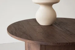 Soffbord 'Björkvik' Runt 80cm - Mocka