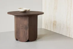 Soffbord 'Björkvik' Runt 60cm - Mocka