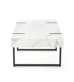 Soffbord 'Blanca' - Vit marmor