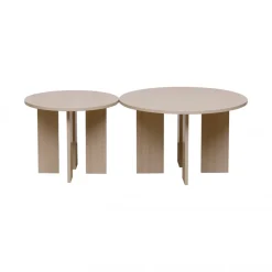 Soffbord 'Créme' Runt 55 cm - Natur
