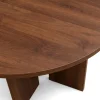 Soffbord 'Créme' Runt 75cm - Valnöt