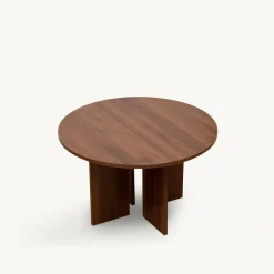 Soffbord 'Créme' Runt 75cm - Valnöt