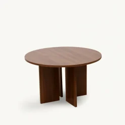 Soffbord 'Créme' Runt 75cm - Valnöt