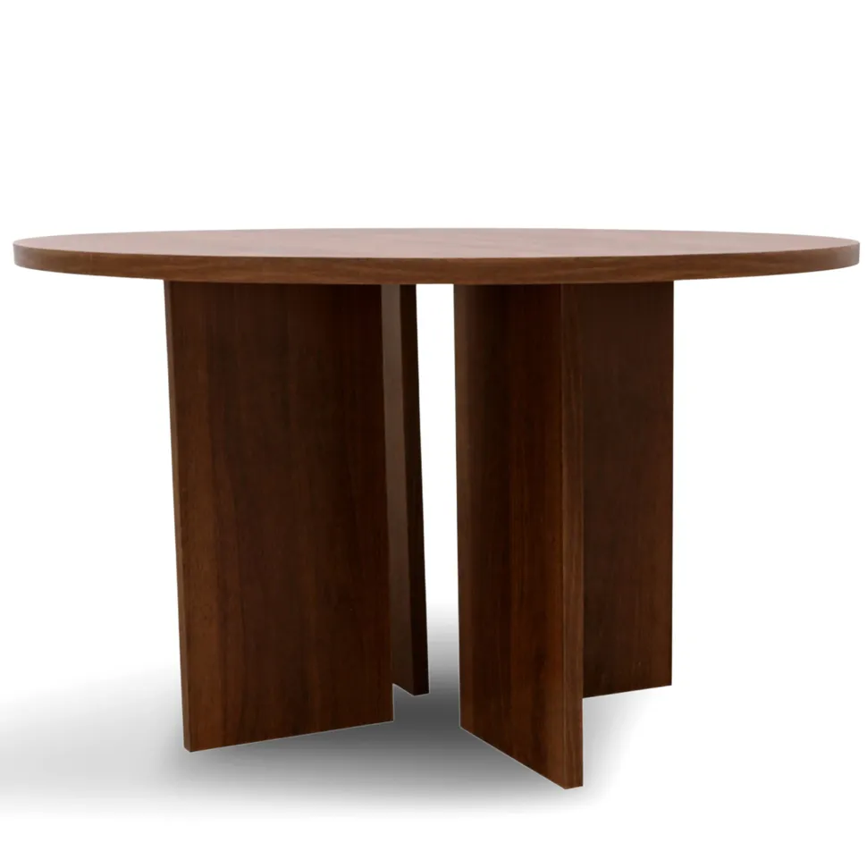 Soffbord 'Créme' Runt 75cm - Valnöt