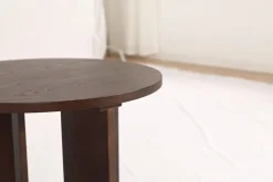 Soffbord 'Créme' Runt 55 cm - Valnöt