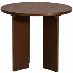 Soffbord 'Créme' Runt 55 cm - Valnöt