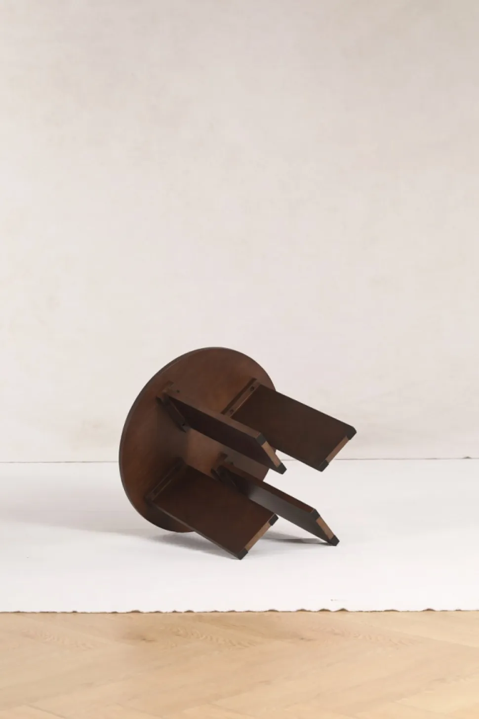 Soffbord 'Créme' Runt 55 cm - Valnöt