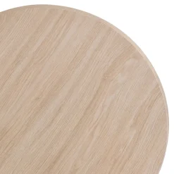 Soffbord 'Créme' Runt 75cm - Vitpigmenterad