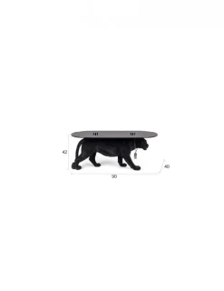 Soffbord 'Dope as hell' - Svart