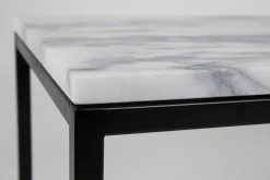 Soffbord 'Marble Power' - Svart/Marmor
