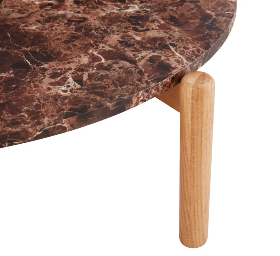 Soffbord 'Marble' S - Brun