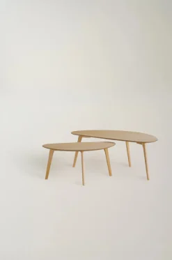 Soffbord 'Nagano' 2 delar - Ek