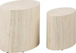 Soffbord 'Ponza' 2 delar - Beige