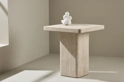 Soffbord 'Qvart' 50x50cm - Beige