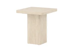 Soffbord 'Qvart' 50x50cm - Beige