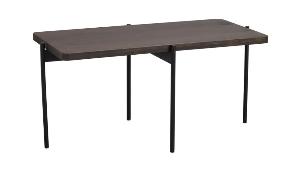 Soffbord 'Shelton' 90x50cm - Brun