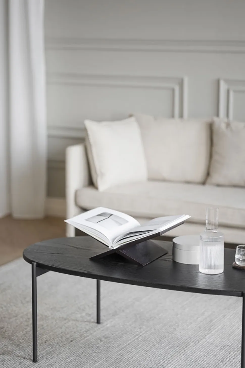 Soffbord 'Skye' 120x60cm - Svart