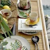 Soffbord/Trädgårdsbänk 'Bambu' - Natur