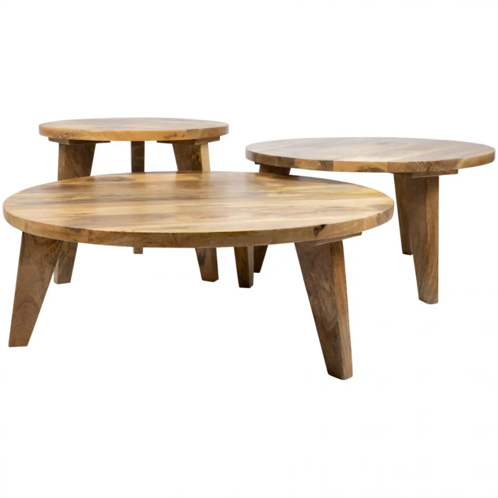 Soffbord Vintage Runt 65cm - Natur