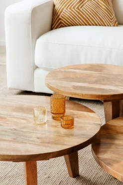 Soffbord Vintage Runt 80cm - Natur