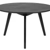 Soffbord 'Yumi' Runt 90cm - Svart
