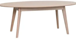 Soffbord 'Yumi' 130x65cm - Vitpigmenterad