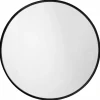 Spegel 'Rund' 80cm - Svart