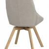 Stol 'Alison' - Beige/ek