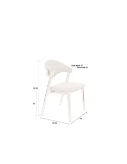 Stol 'Babington' - Beige
