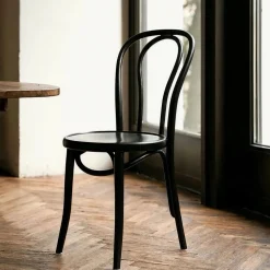 Stol 'Bistro' - Trä/Svart