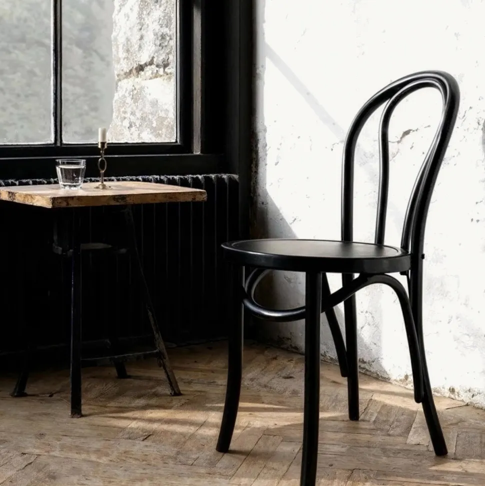 Stol 'Bistro' - Trä/Svart