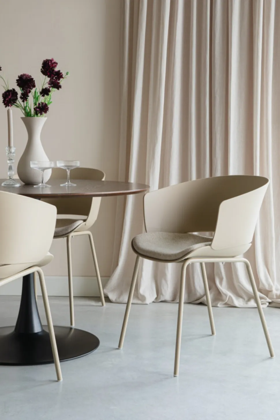 Stol 'Jessica' - Beige
