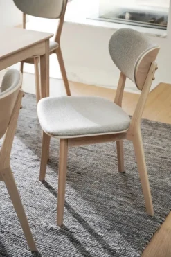 Stol 'Kato' - Grå/beige/vitpigmenterad