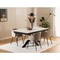 Stol 'Leksand' - Beige