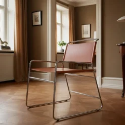 Stol 'Lucca' - Brun
