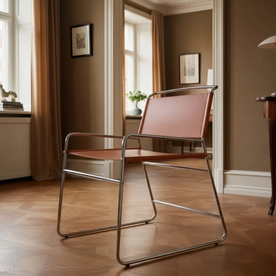 Stol 'Lucca' - Brun