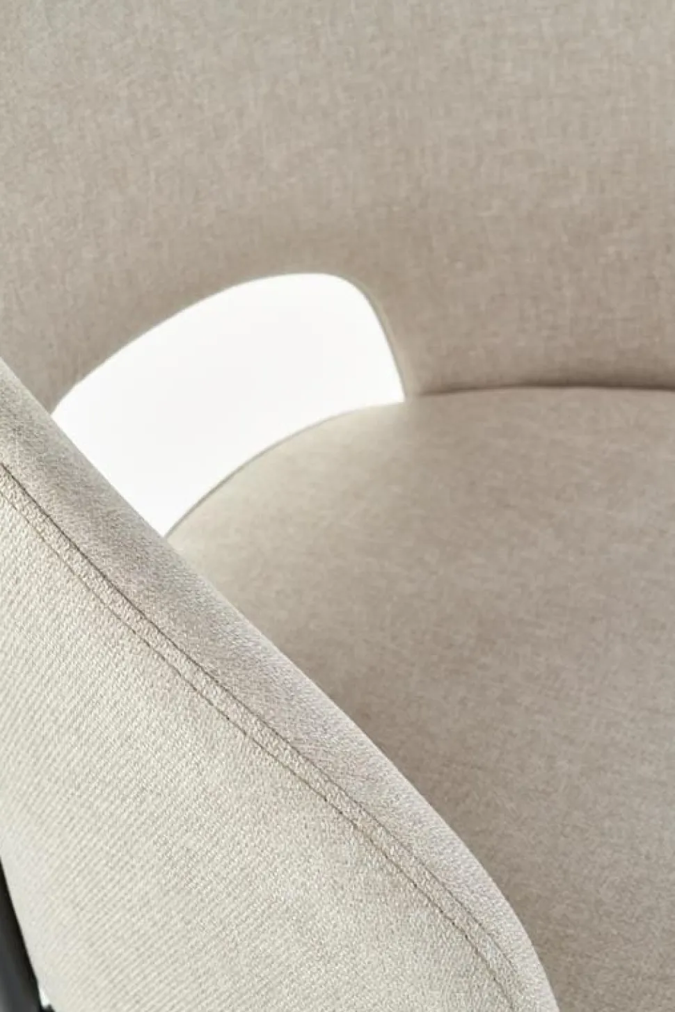 Stol 'Mieres' - Beige/Svart