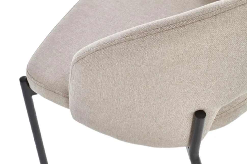 Stol 'Mieres' - Beige/Svart