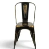 Stol 'Montmartre' - Vintage svart/antik