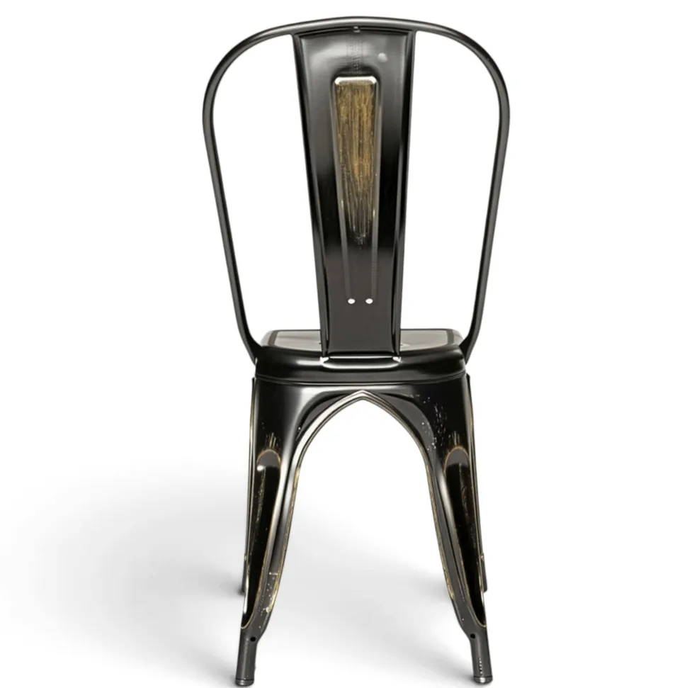 Stol 'Montmartre' - Vintage svart/antik