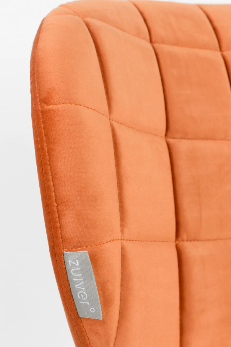 Stol 'Omg' - Sammet/Orange