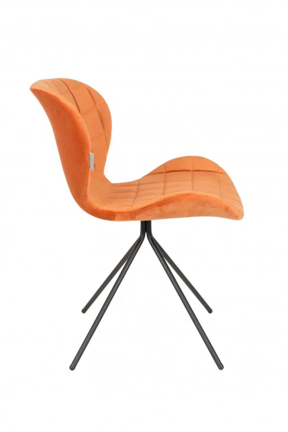 Stol 'Omg' - Sammet/Orange