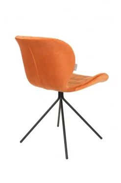 Stol 'Omg' - Sammet/Orange