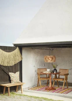 Stol 'Wooden rattan' - Natur