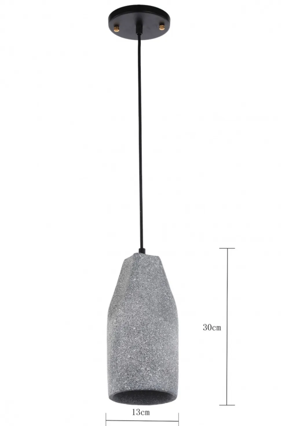 Taklampa 'Stone Cylinder' - Cement