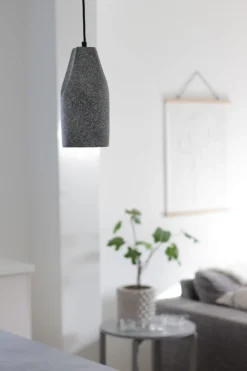 Taklampa 'Stone Cylinder' - Cement