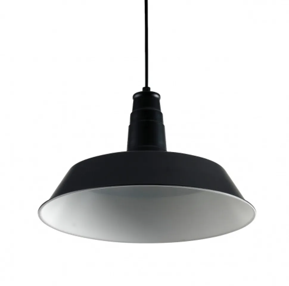 Taklampa Vintage Barn 36cm - Svart